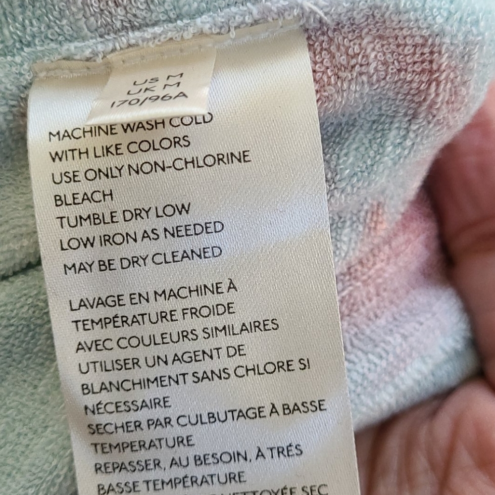NWT Free People Ivory Combo Tie Dye Top - Picture 5 of 5